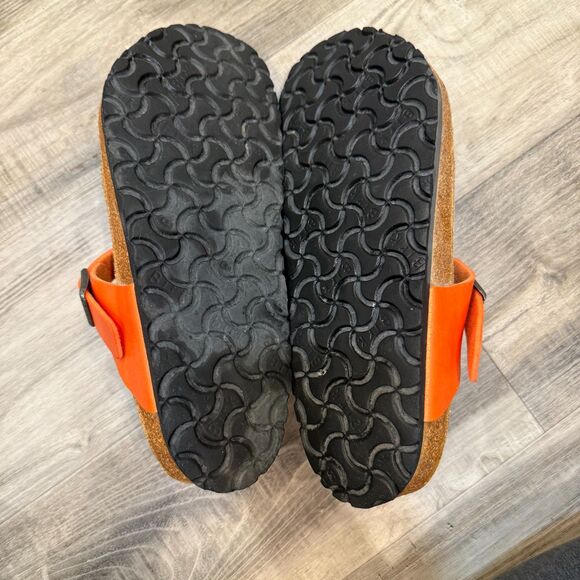 Birkenstock Gizeh Birko-Flor Orange Size 38/ US 7 - Picture 7 of 7